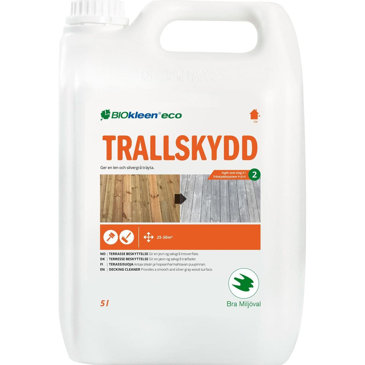 TRÄ/TRALLSKYDD ECO BIOKLEEN 5L