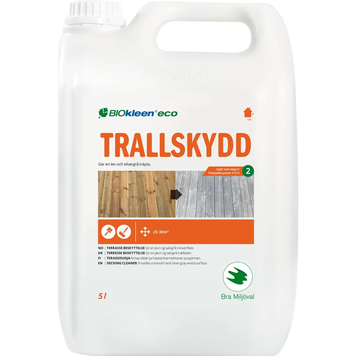 TRÄ/TRALLSKYDD ECO BIOKLEEN 5L