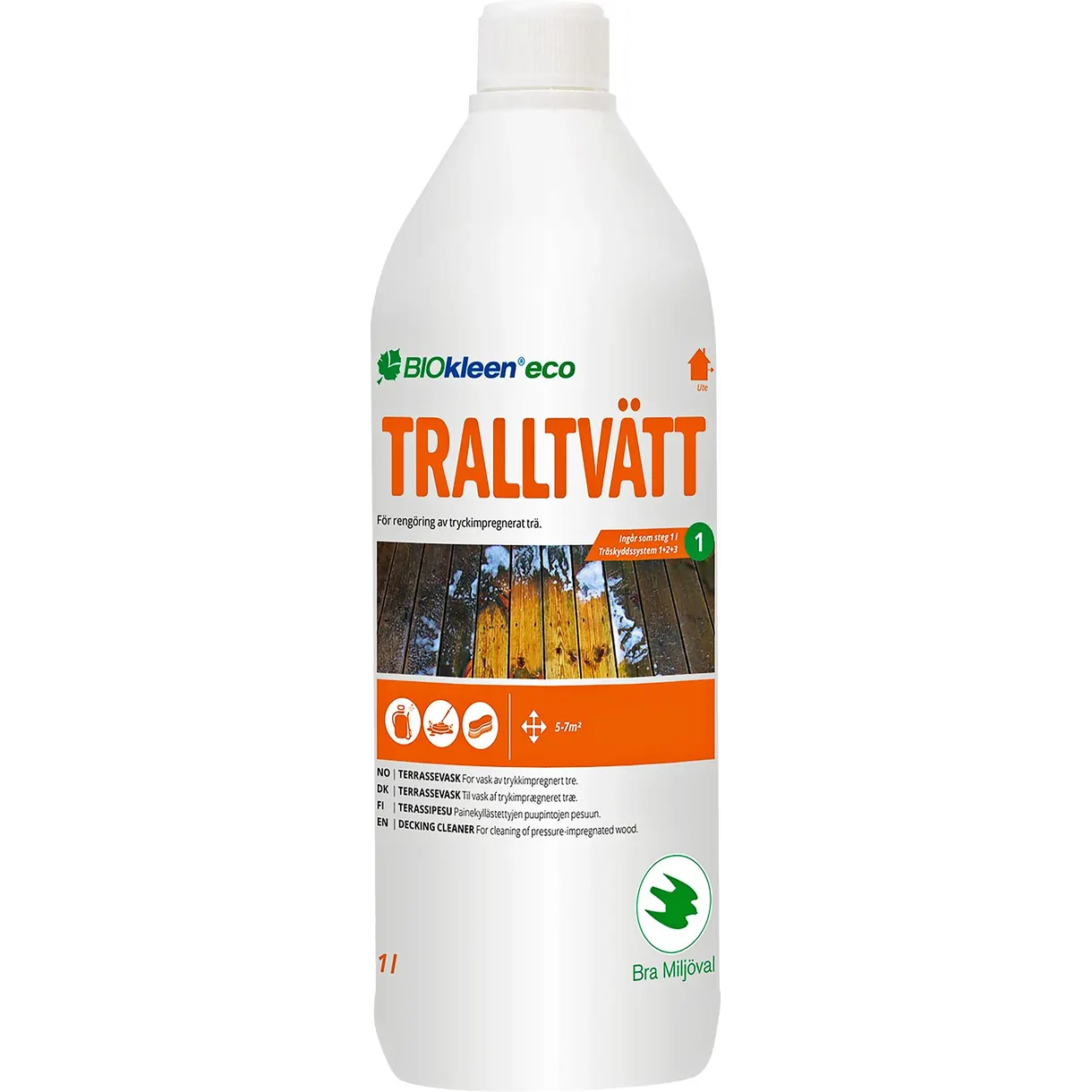 TRALLTVÄTT ECO 1 LIT BIOKLEEN