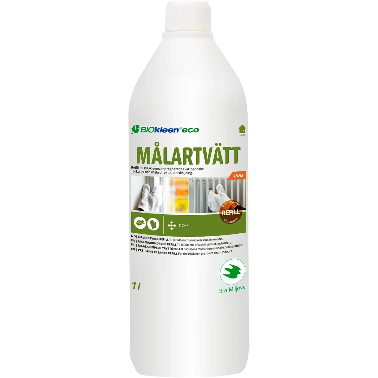 MÅLARTVÄTT REFILL INNE ECO 1 LIT BIOKLEEN