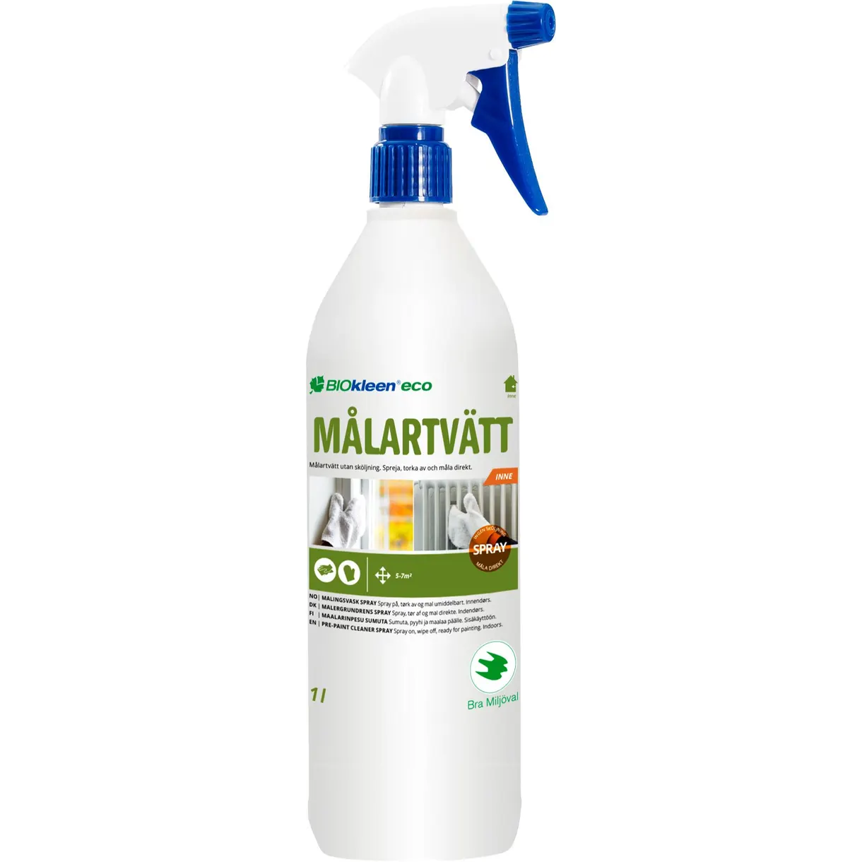 MÅLARTVÄTT SPRAY INNE ECO 1 LIT BIOKLEEN