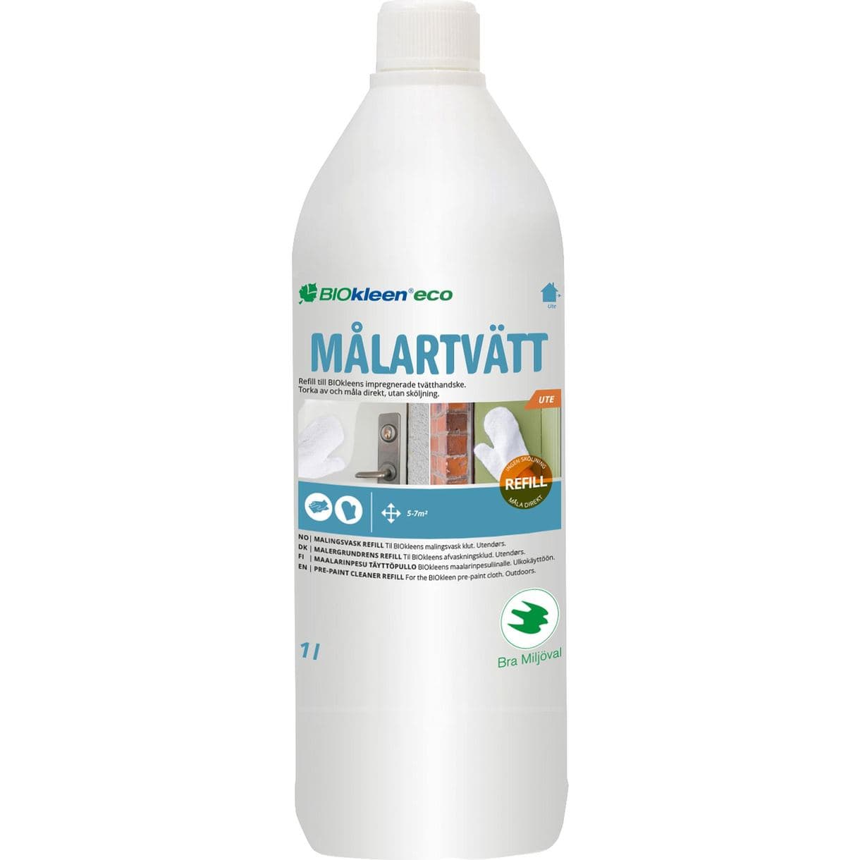 MÅLARTVÄTT REFILL UTE ECO 1 LIT BIOKLEEN