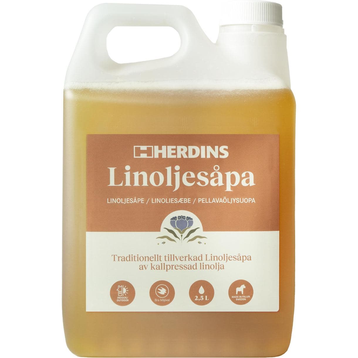 LINOLJESÅPA NATURELL 2,5L