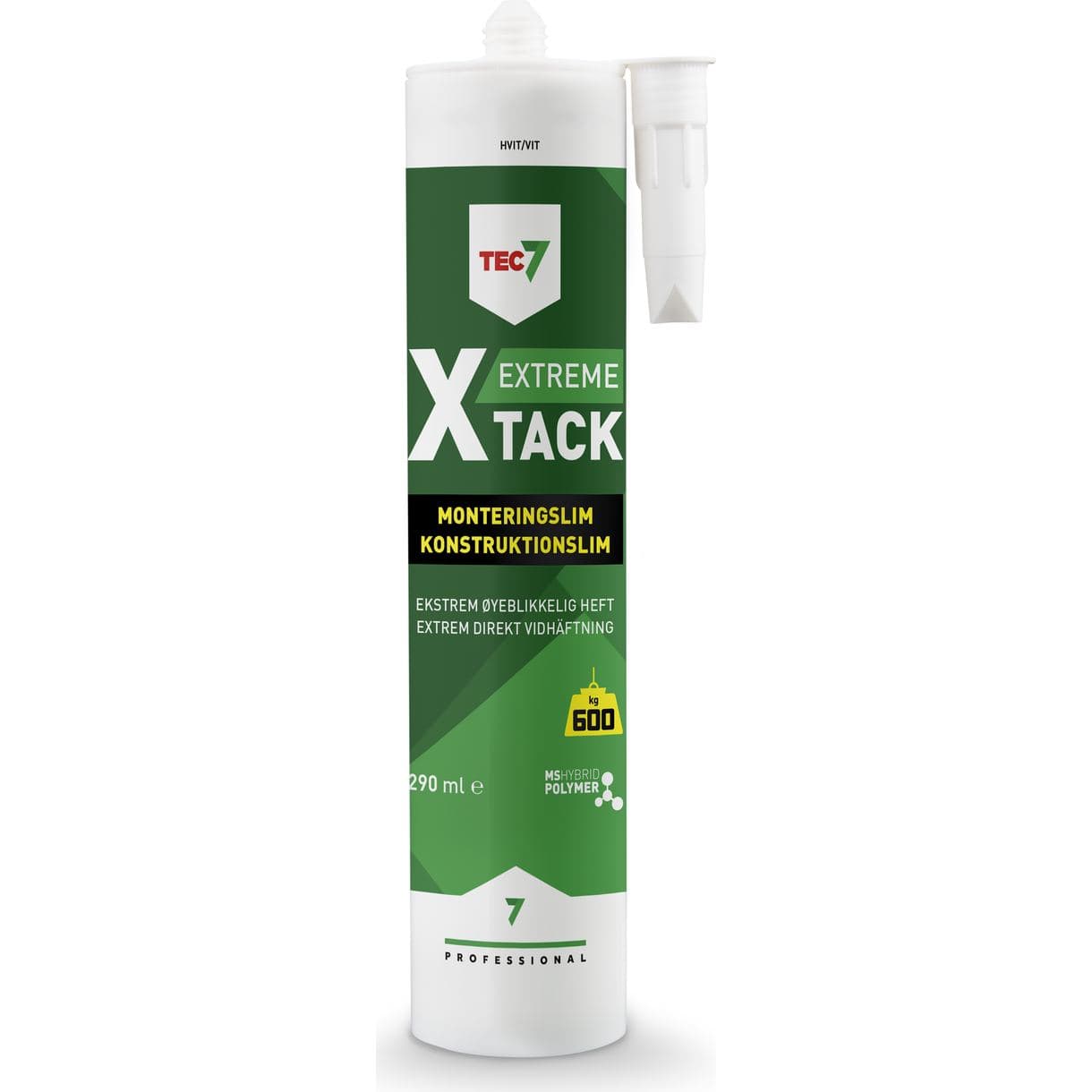 KONSTRUKTIONSLIM X-TACK VIT 290ML