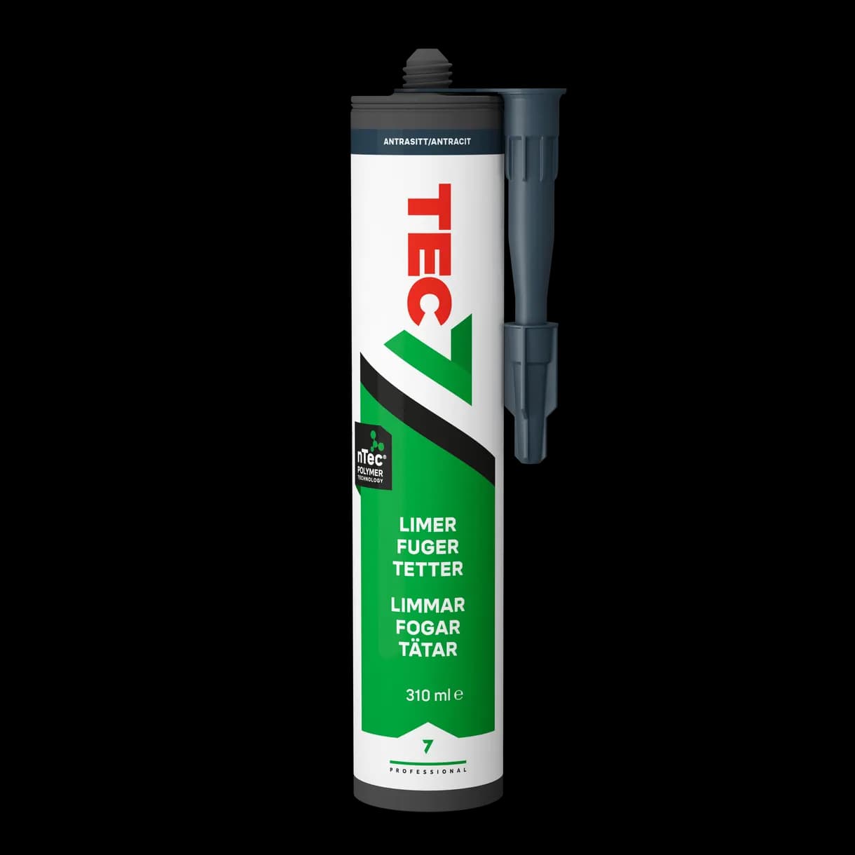 FOGMASSA TEC7 ANTRACIT 310ML
